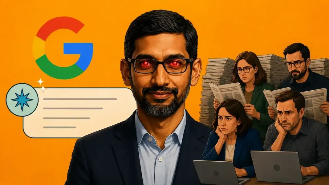 Η Google και η τεχνητή νοημοσύνη έχουν φέρει μεγάλη κρίση στον κλάδο της ενημέρωσης