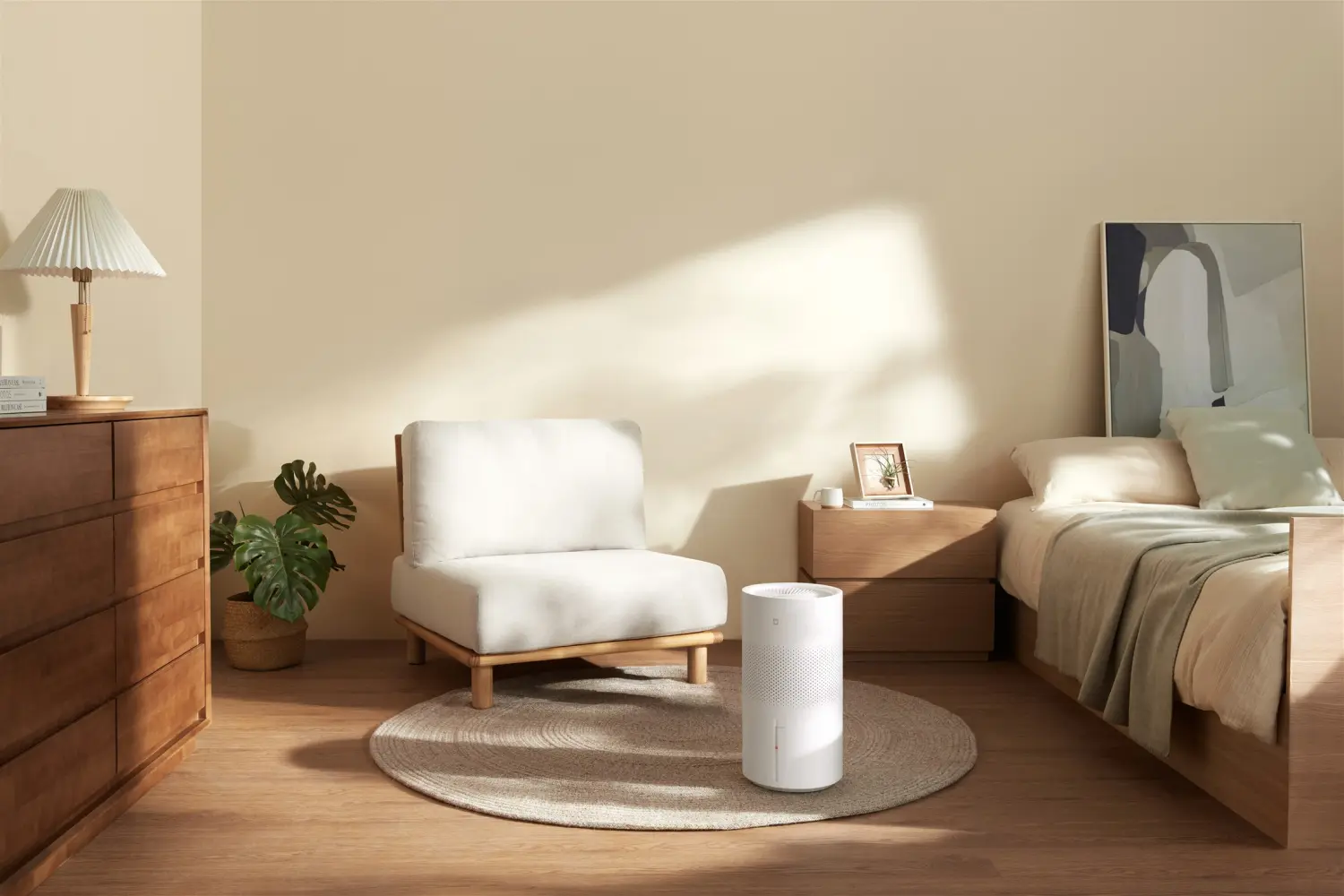 Ο έξυπνος υγραντήρας Xiaomi Mijia Smart Evaporative Humidifier Pro σε εσωτερικό χώρο
