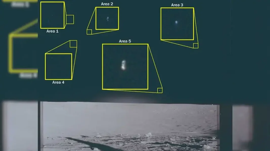 Λήψεις της NASA από την επιφάνεια της Σελήνης που δείχνουν περίεργα φώτα.
