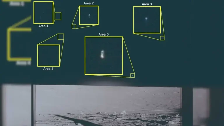 Λήψεις της NASA από την επιφάνεια της Σελήνης που δείχνουν περίεργα φώτα.