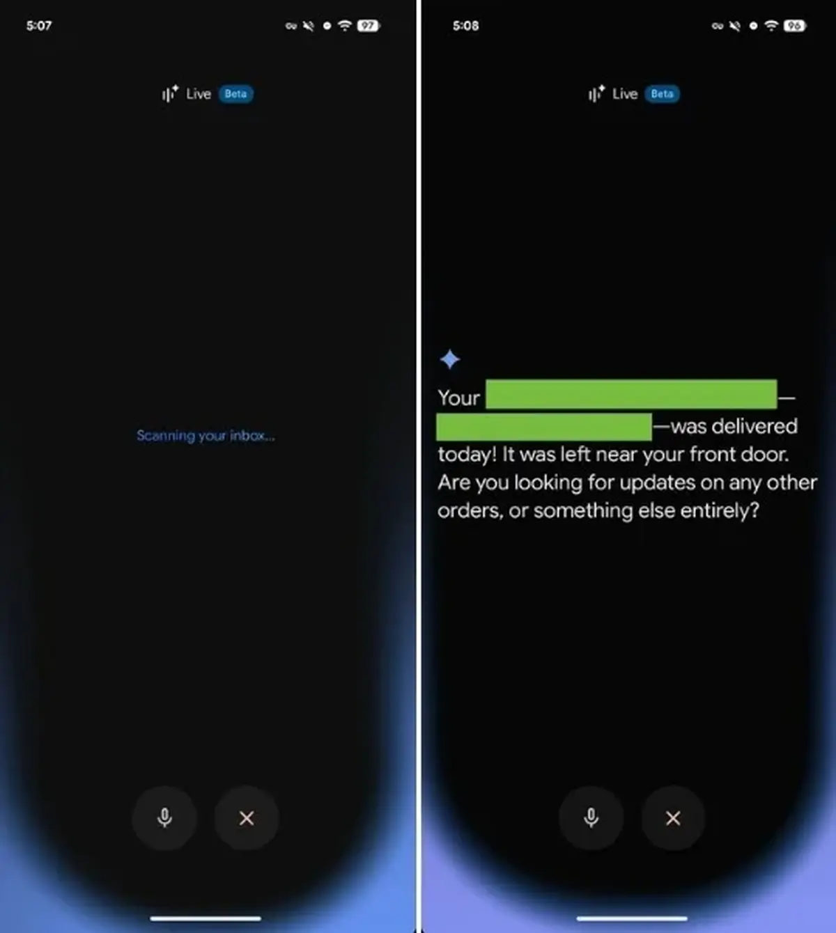 Απάντηση τεχνητής νοημοσύνης Ask Gmail στο Gmail μετά από αναζήτηση πληροφοριών σε email.