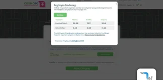 Cosmote εργαλείο διαθεσιμότητας: Ενημερώθηκε έλεγχος διαθεσιμότητας cosmote