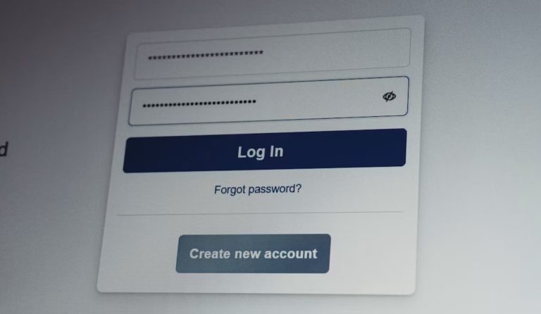 facebook login screen