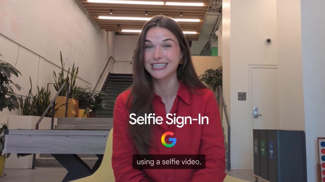google selfie sign in