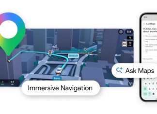 Η φωτογραφία δείχνει το Immersive navigation του Google Maps τη μεγαλύτερη αναβάθμιση στην εφαρμογή χαρτών Google