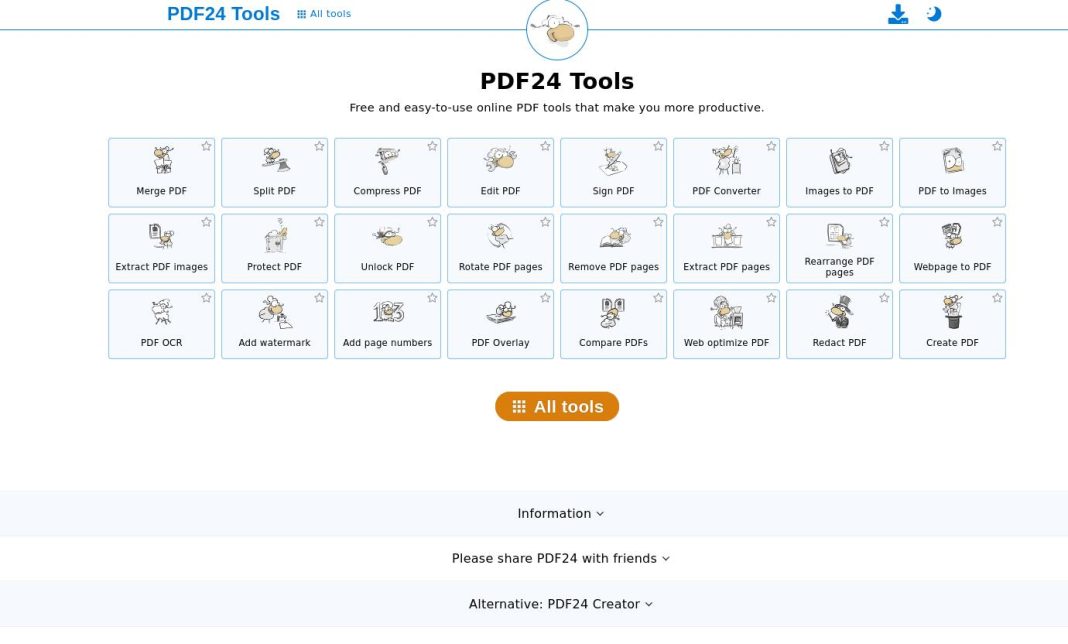 pdf24 tools