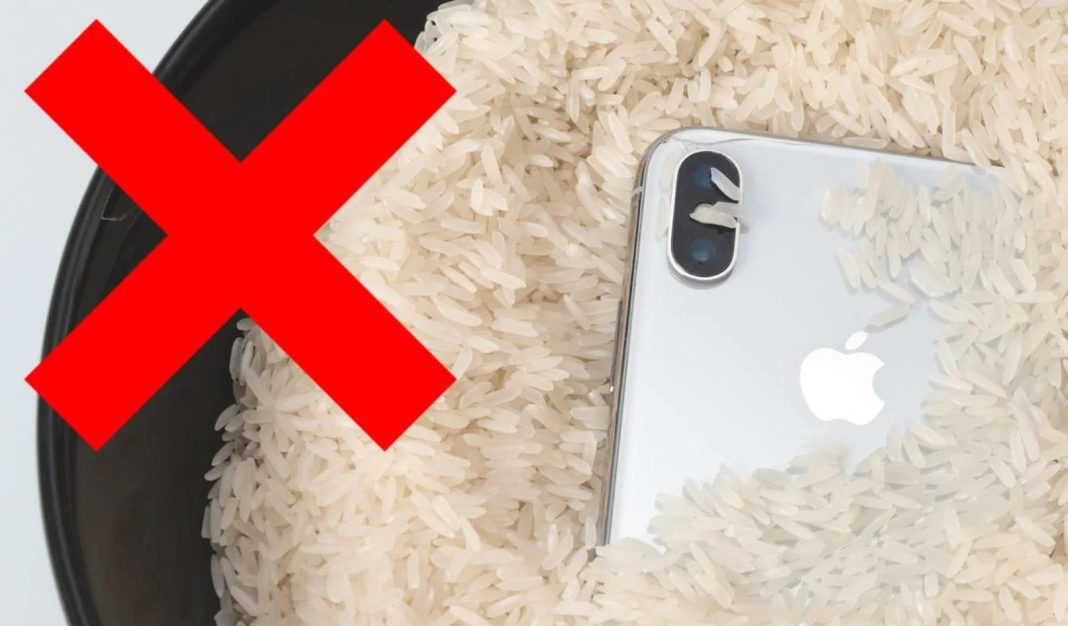 rice smartphone κινητο στο ρυζι