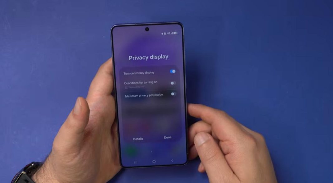 samsung galaxy s26 ultra privacy display Η φωτογραφία απεικονίζει την Privacy Display του Samsung Galaxy S26 Ultra από το review του techmaniacs.gr.