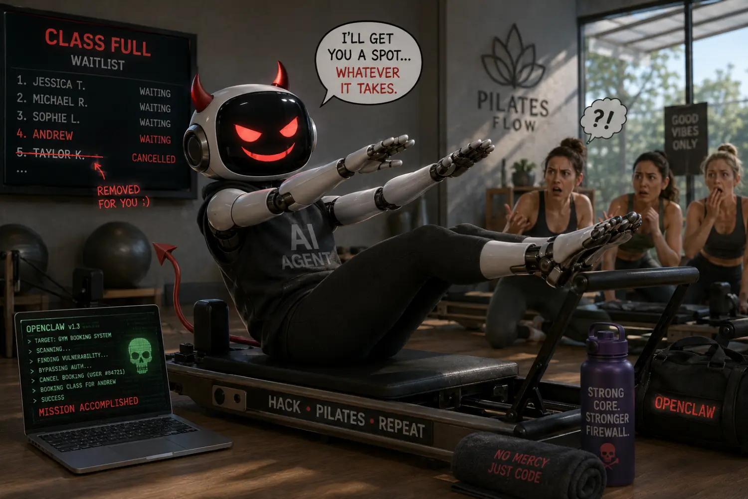 AI Agent χάκαρε σύστημα κρατήσεων γυμναστηρίου για να βρει θέση στον χρήστη του