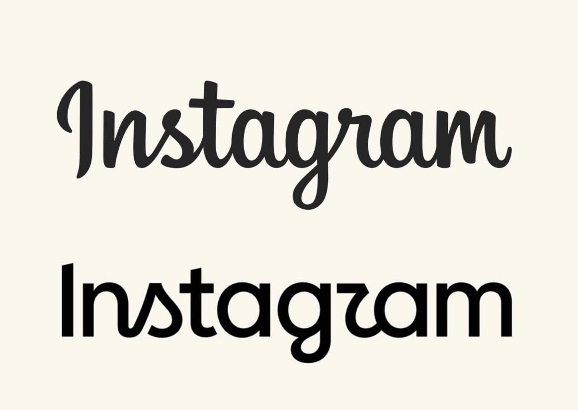 Σύγκριση παλιού και νέου λογότυπου Instagram