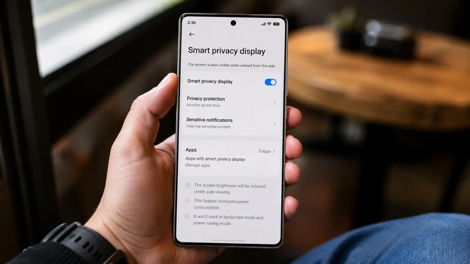 H Smart privacy Display της Xiaomi μέσα από την επίσημη ROM