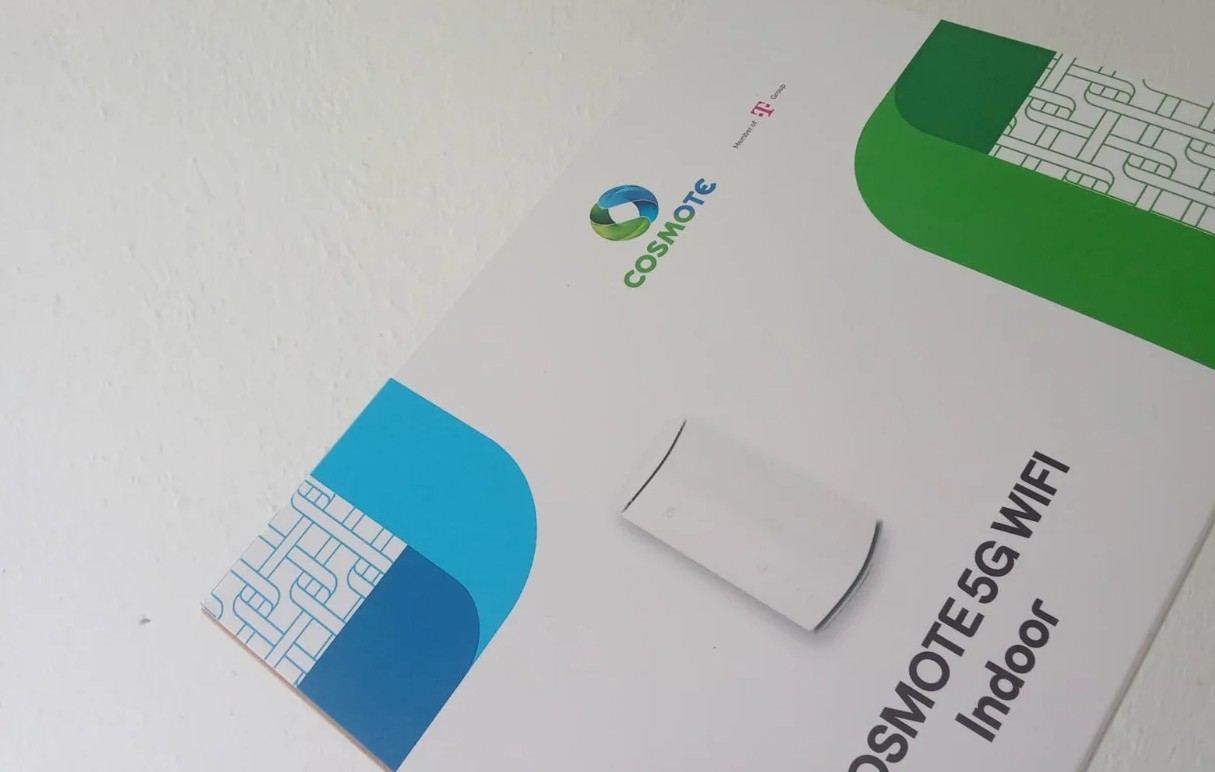 cosmote 5g wifi-indoor εξοπλισμός συσκευασία