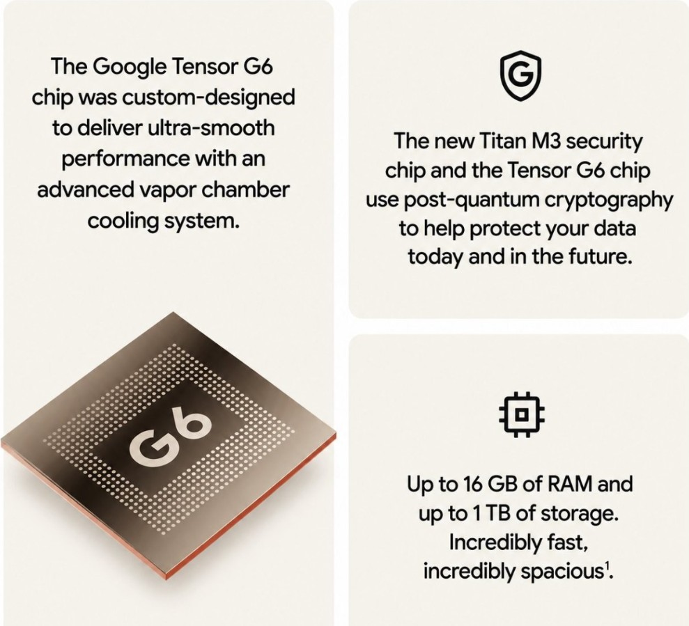 google tensor g6
