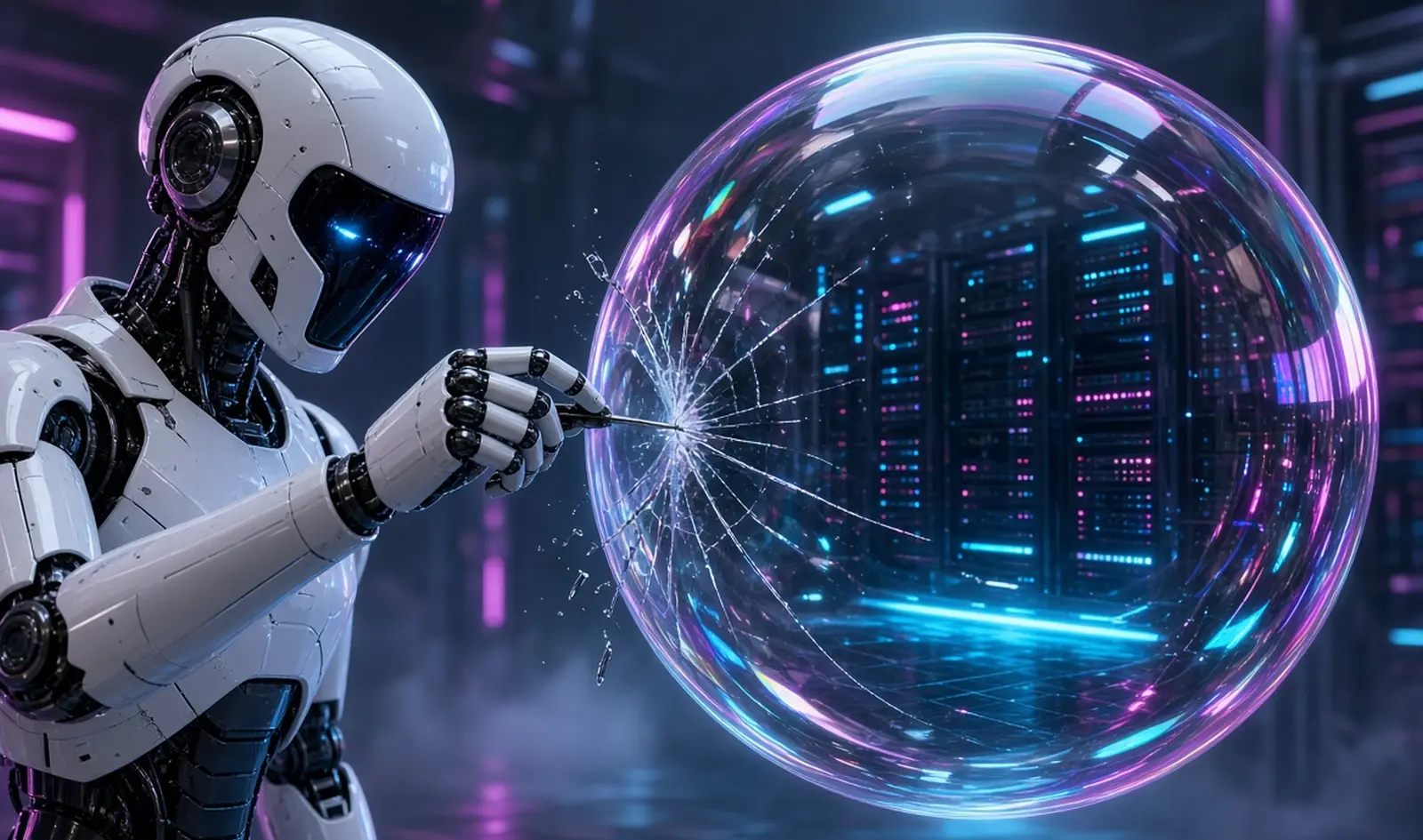 AI Robot σκάει τη φούσκα της τεχνητής νοημοσύνης