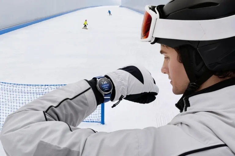 Huawei Watch 6 σε προπόνηση σκι