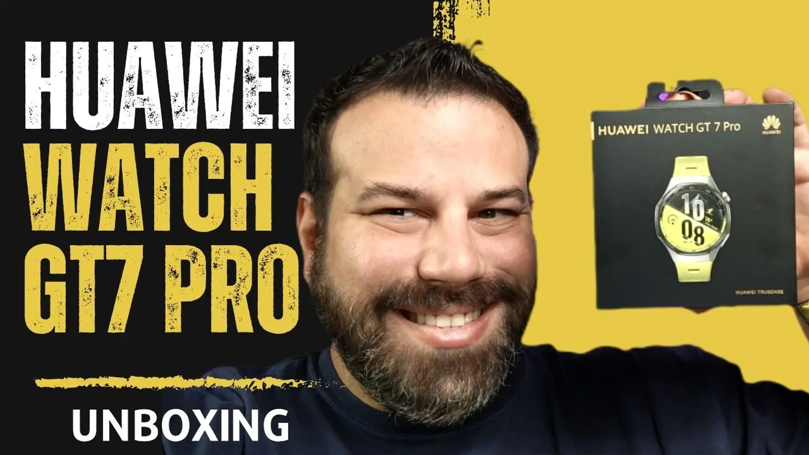 Huawei Watch GT7 Pro unboxing από τον Δημήτρη Αμπράζη
