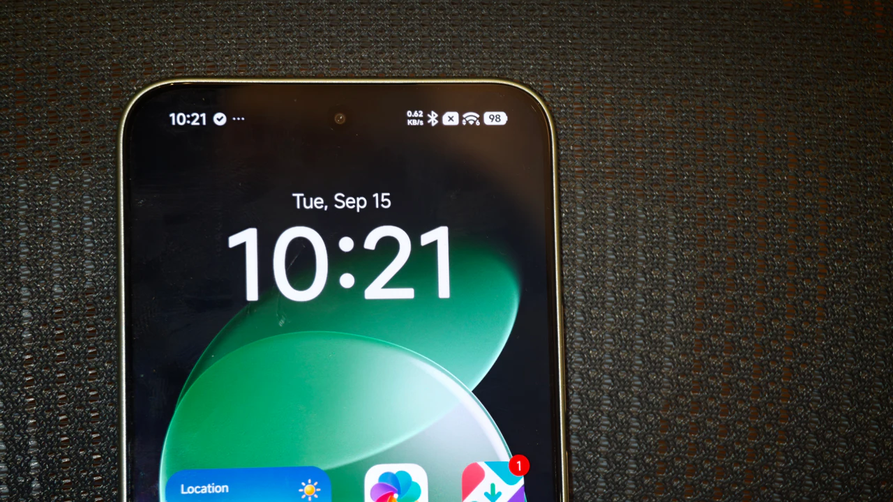 Redmi Note 17 Pro Max εμπρόσθια κάμερα και ακουστικό
