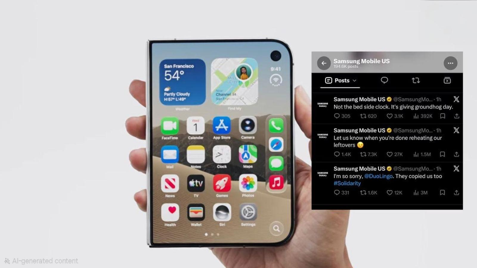 H Samsung τρολάρει την Apple για τα νέα iPhone