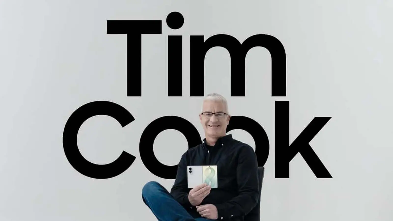 Ένας άλλος Tim Cook διαφημίζει το Samsung Galaxy Z Fold 8