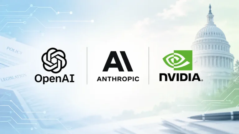 OpenAI, Anthropic και Nvidia ξεκίνησαν lobby στις ΗΠΑ για την AI