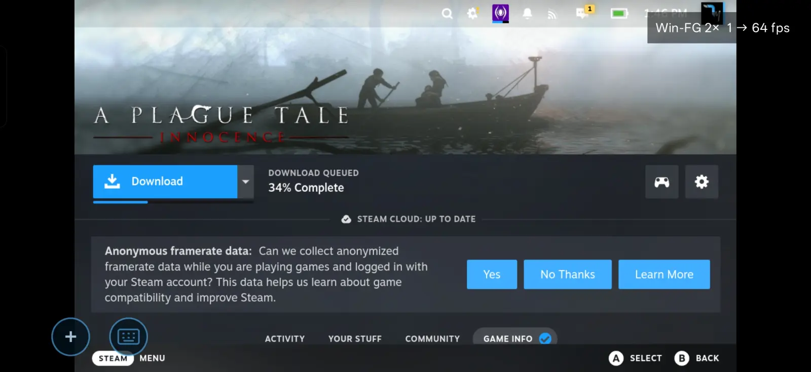 Plague's Tale στο DroidDeck