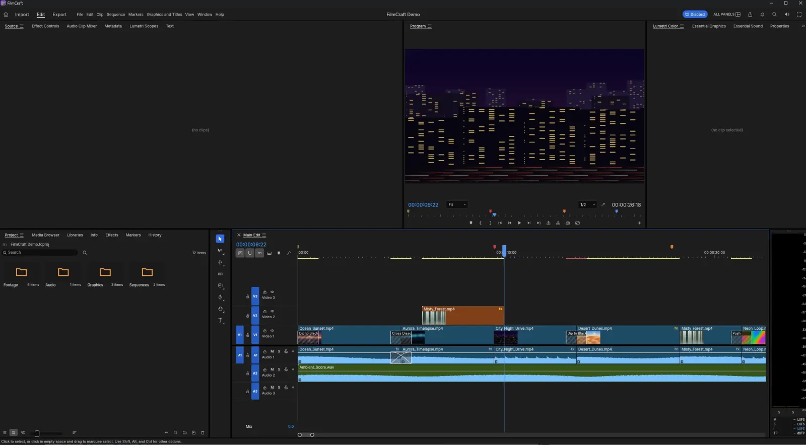 To FilmCraft είναι ίδιο με το Adobe Premiere