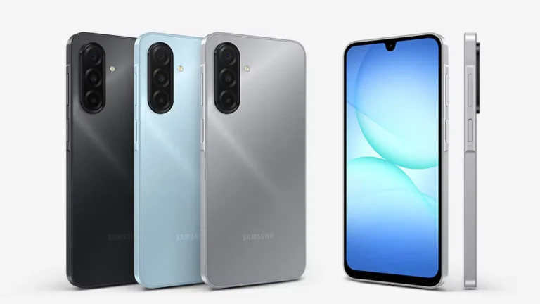 Το Samsung Galaxy A17 5G προσοψη και πλάτη