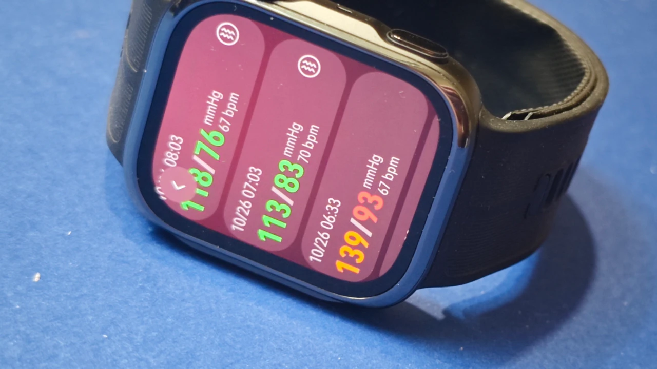 Μετρήσεις πίεσης με το Huawei Watch D5