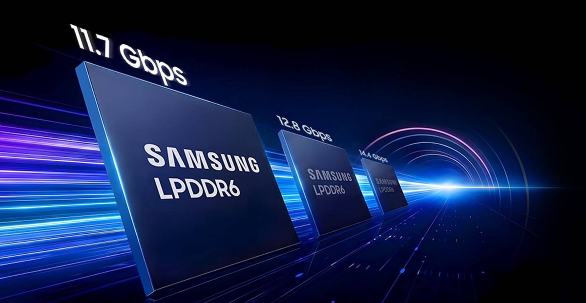 Oi LPDDR6 μνήμες RAM της Samsung