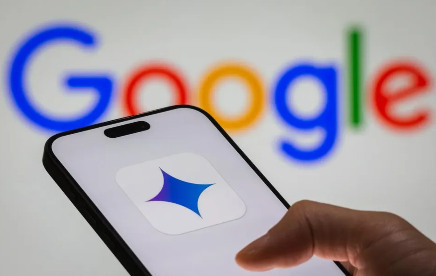 Το λογότυπο του Gemini σε smartphone