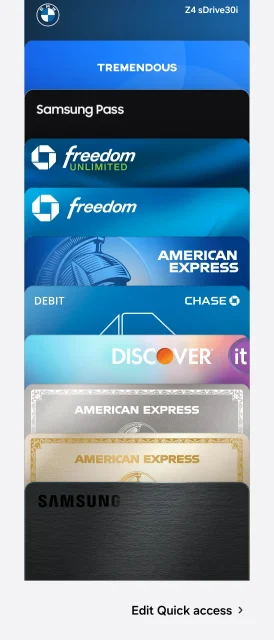 Το screenshot απεικονίζει το νέο design του Google Wallet με την κάθετη στοίβα, που αρχίζει να κάνει το ντεμπούτο του σε περισσότερους χρήστες. (Πηγή Reddit)