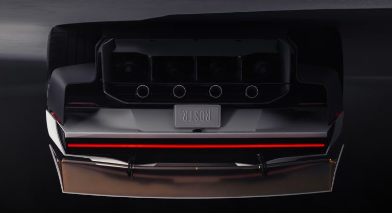 Το Tesla Roadster ανάποδα.