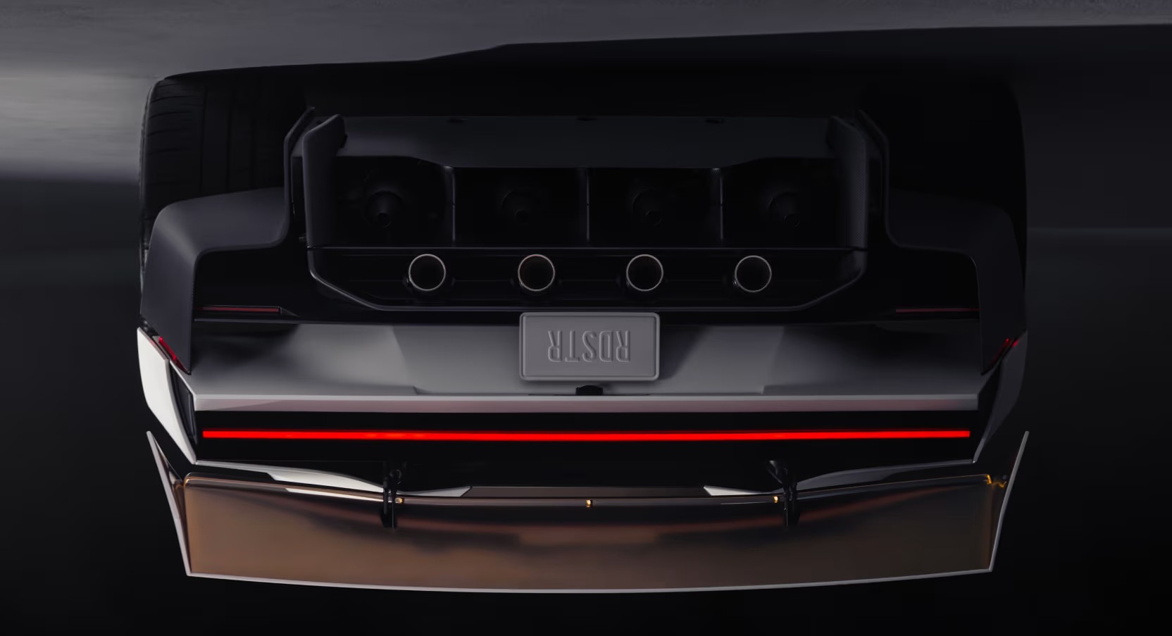 Το Tesla Roadster ανάποδα.