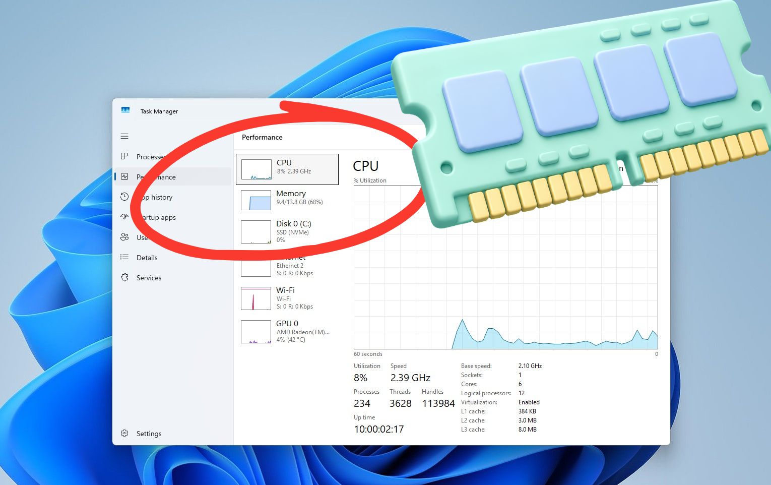 Windows 11: Πολύ πιο γρήγορα πλέον, ακόμη και με 8GB RAM